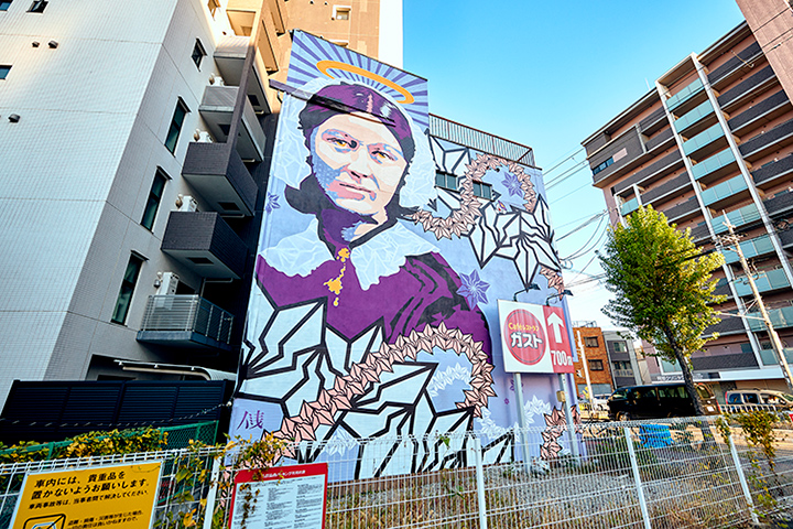 淀川区に巨大壁画が出現 仕掛け人bakibakiさんが描く 25年大阪 関西万博に向けた 淀壁構想 とは Marzel ぼくらが今 夢中になるもの